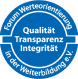 Forum Werteorientierung in der Weiterbildung e.V Siegel Qualität, Transparenz, Integrität