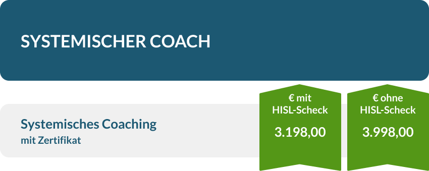 Preise Systemischer Coach